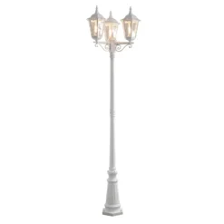 Farola Firenze, 3 luces, blanco