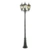 Farola Firenze, 3 luces, verde