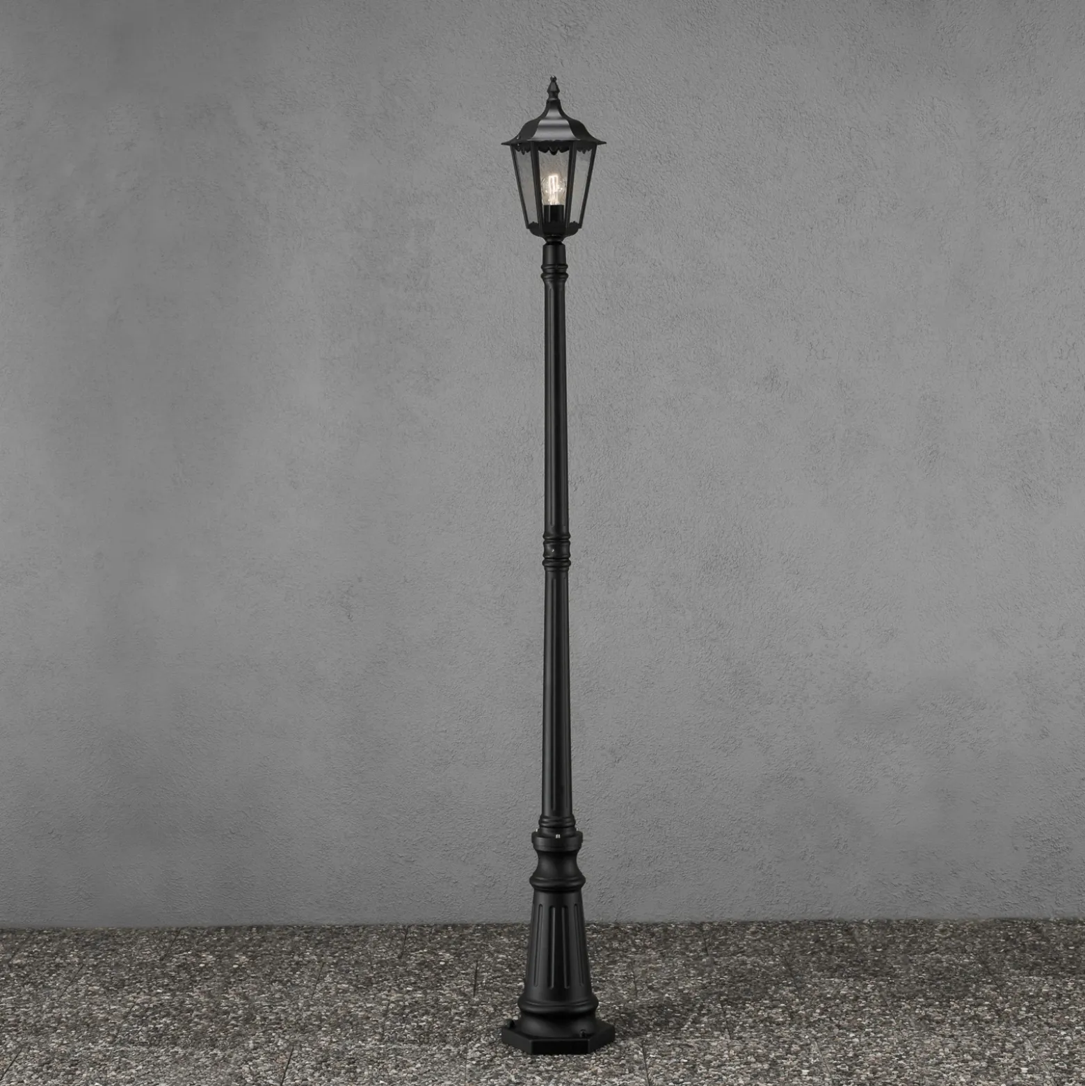 Farola Firenze, 1 luz, negro