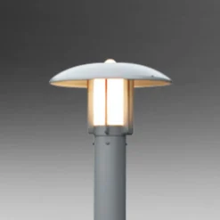 Farola Heimdal, altura 200 cm, gris