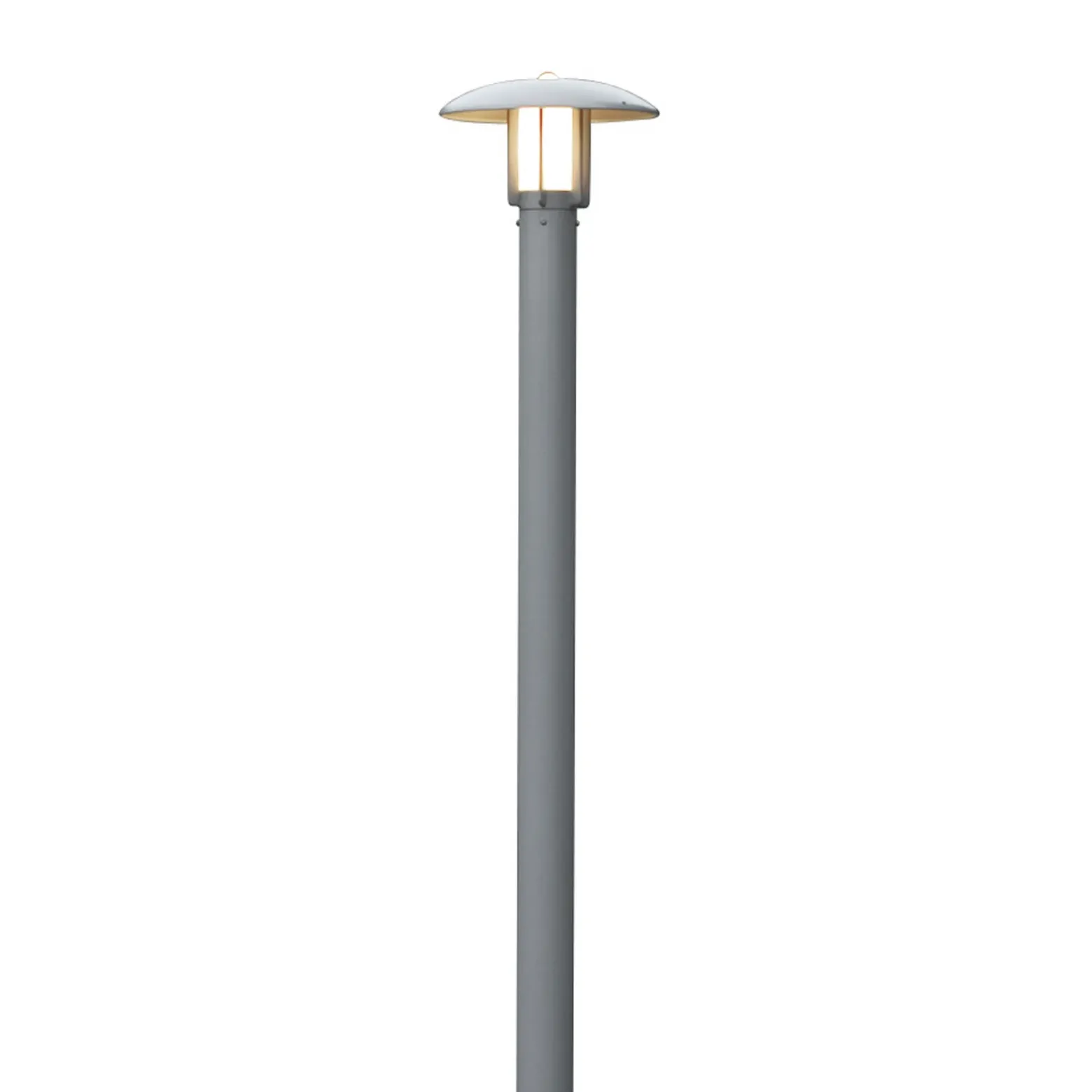 Farola Heimdal, altura 200 cm, gris