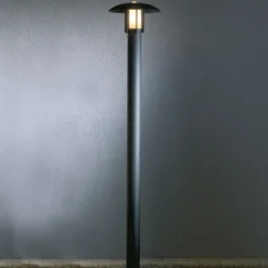 Farola Heimdal, altura 200 cm, negra