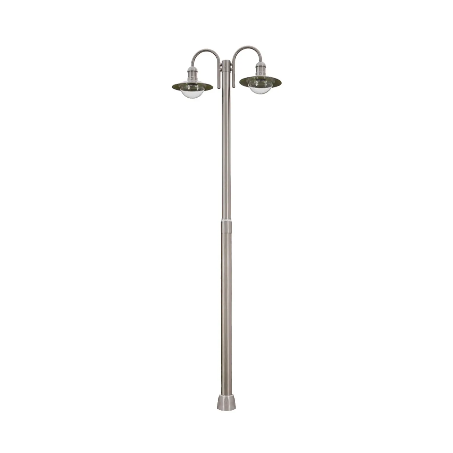 Farola Lindby Damion, 200 cm, 2 luces, E27, IP44