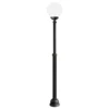 Farola 1143, 1 luz, negro/blanco