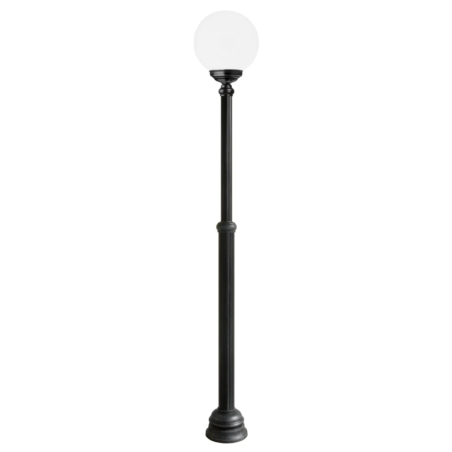 Farola 1143, 1 luz, negro/blanco