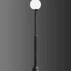 Farola 1143, 1 luz, negro/blanco