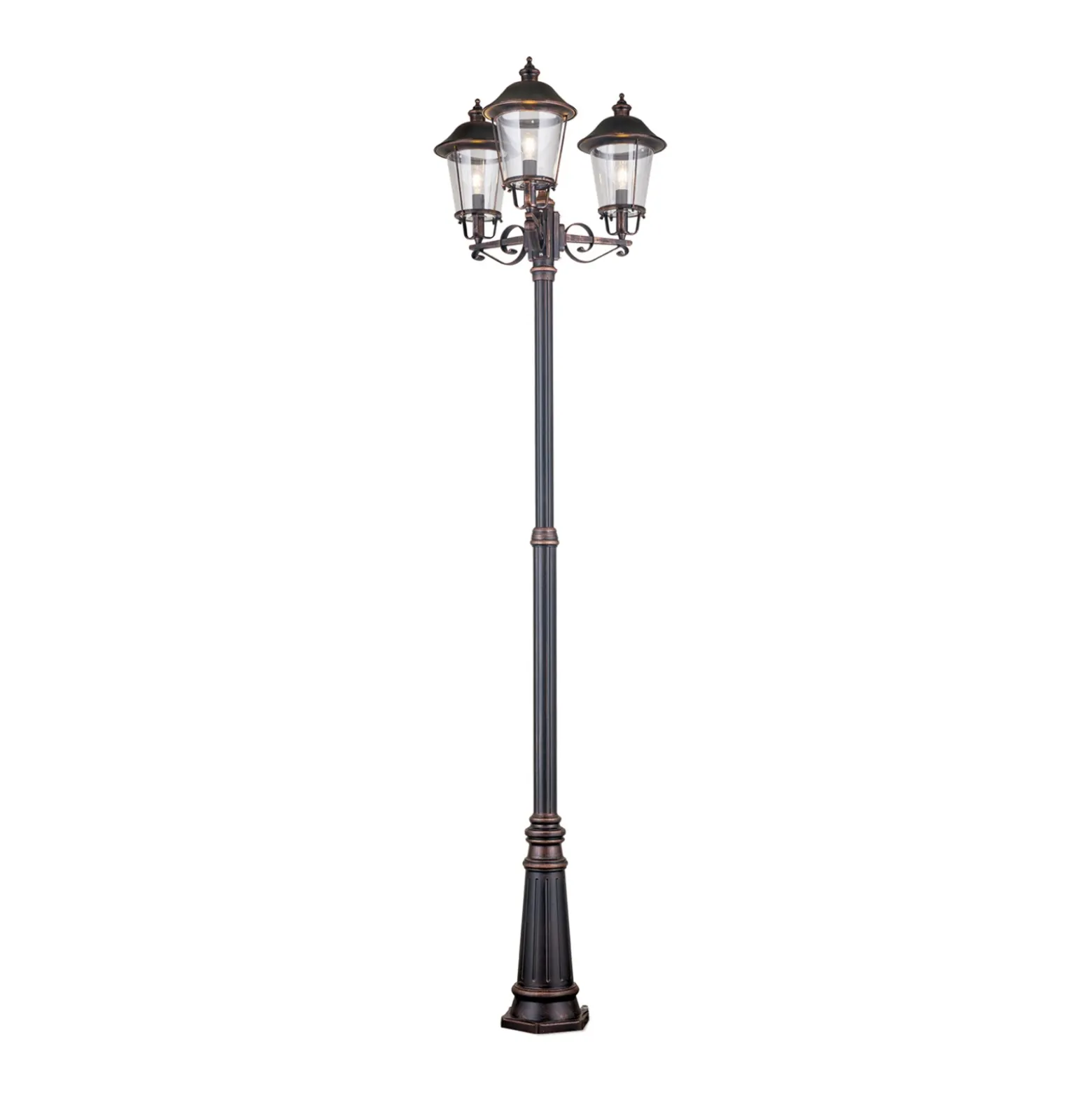 Farola Mariella con tres luces