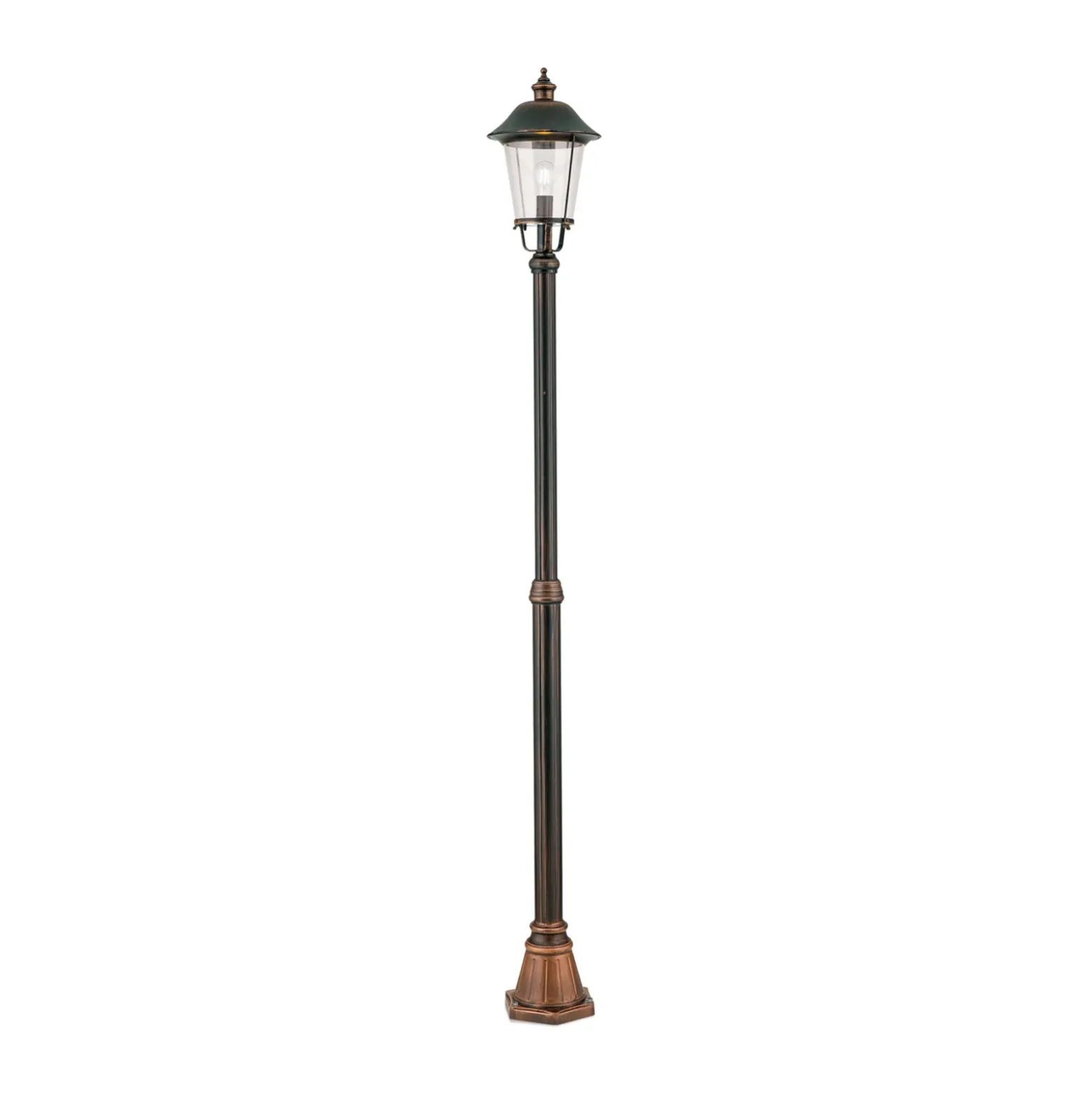 Farola Mariella con un luz
