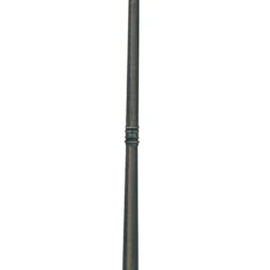 Farola New Orleans, negro-oro, 3 luces