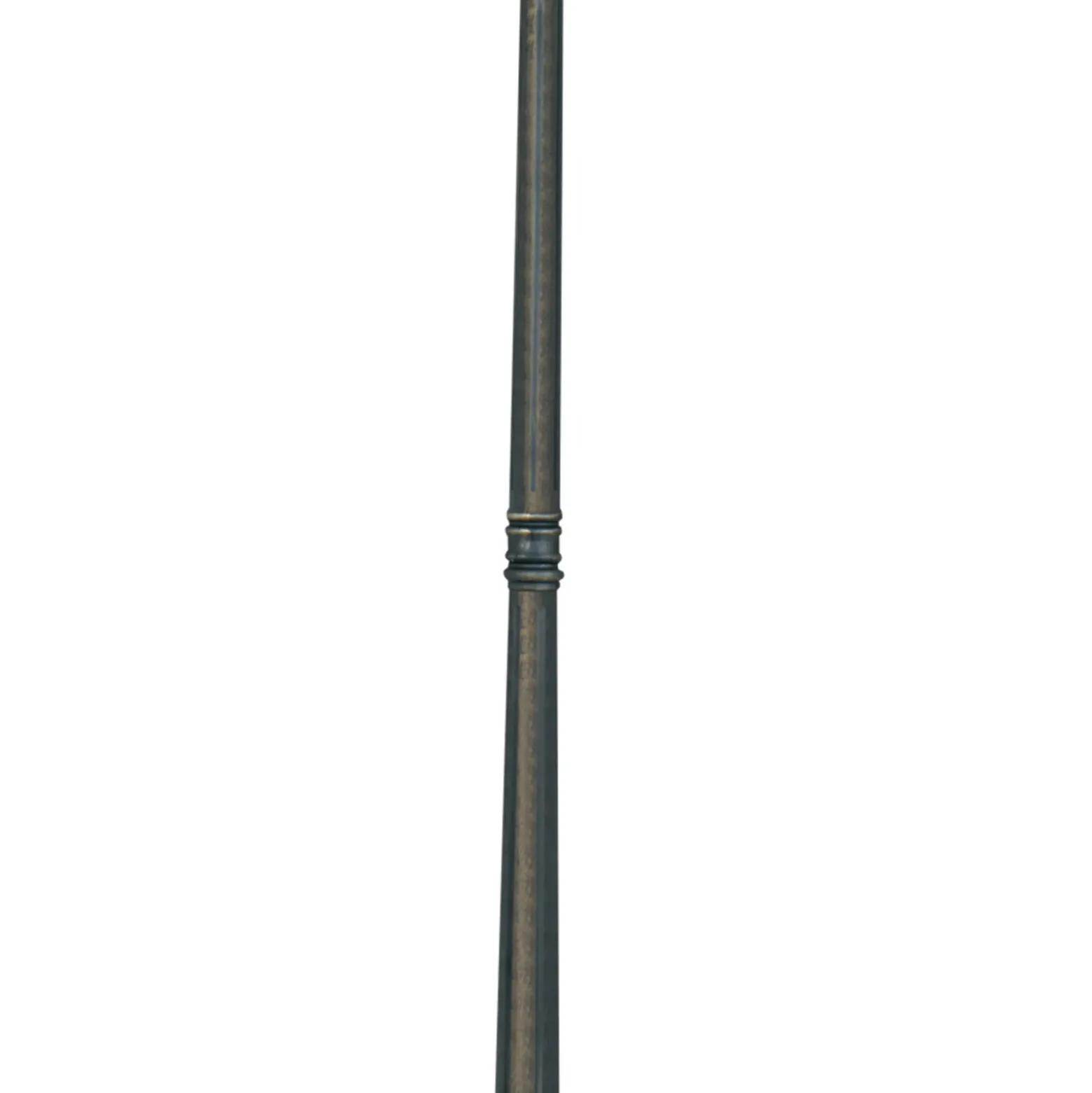 Farola New Orleans, negro-oro, 3 luces