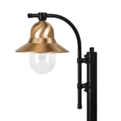 Farola Toscane 1 luz 150 cm, negra