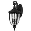 Farol de pared English Bridle IP44 26,7 cm negro