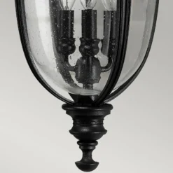 Farol de pared English Bridle IP44 26,7 cm negro