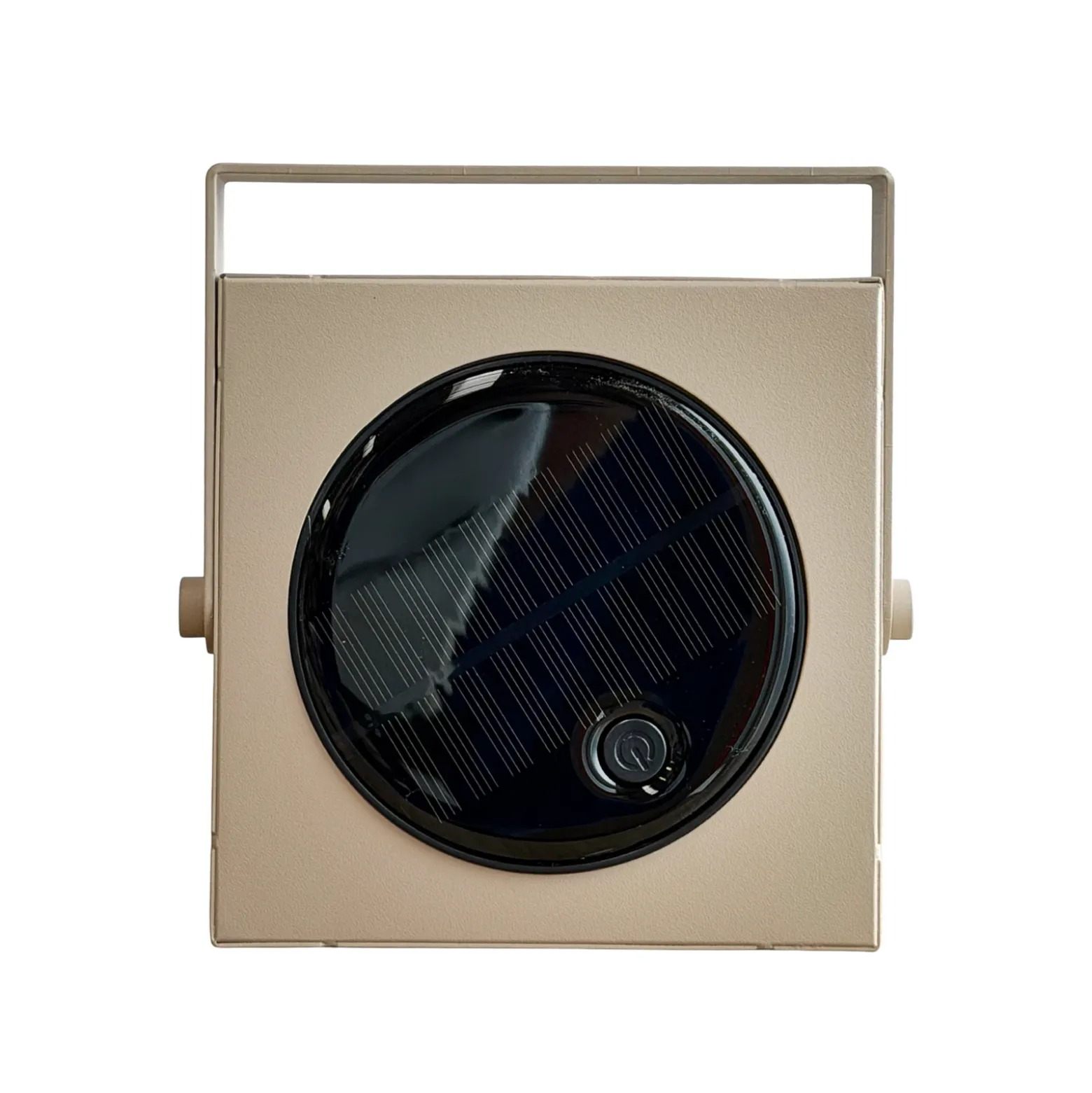 Farol LED solar Luma de Dyberg Larsen, color beige, 20 cm, IP44