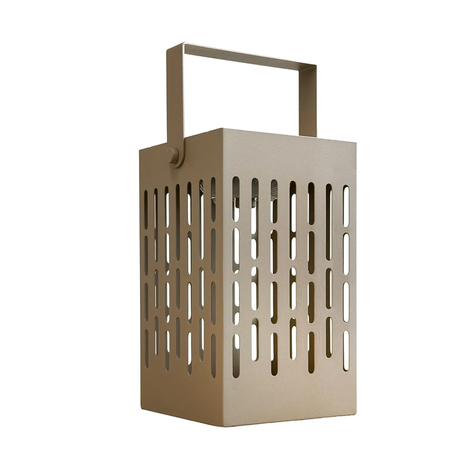 Farol LED solar Luma de Dyberg Larsen, color beige, 20 cm, IP44