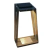 Farol LED solar Skaal de aluminio, 40 cm, gris
