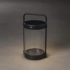 Farol solar LED Crotone, atenuable, USB
