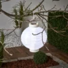 Farol solar LED Jerrit 20 cm, blanco