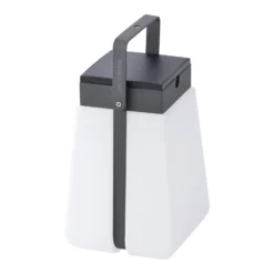 Farol solar LED 300 portátil, gris
