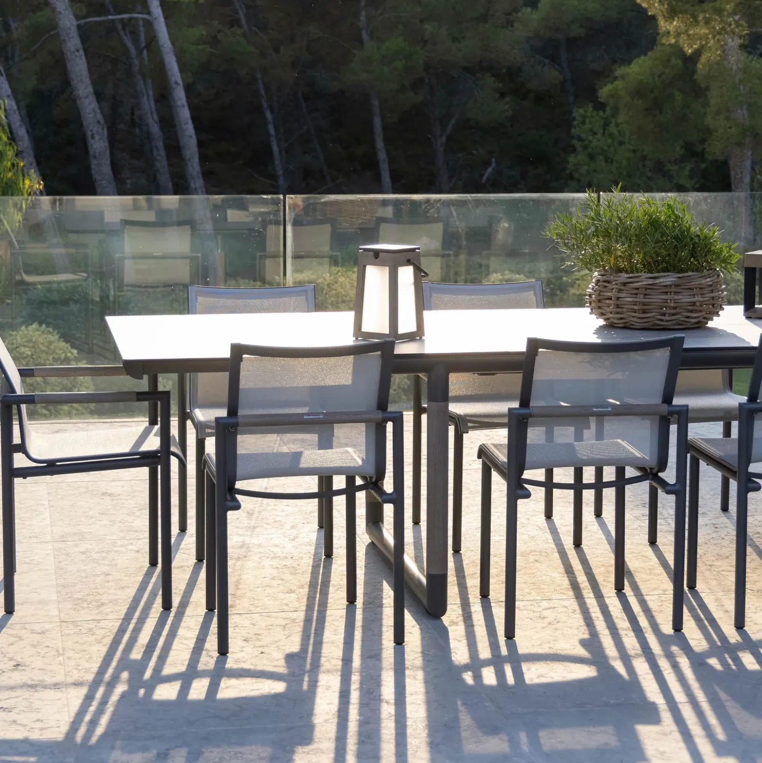 Farol solar LED Tecka portátil, duratek 25 cm