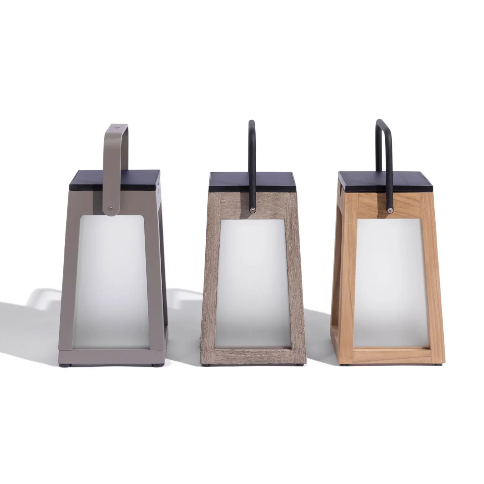 Farol solar LED Tecka portátil, duratek 25 cm