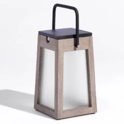 Farol solar LED Tecka portátil, duratek 25 cm