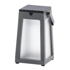 Farol solar LED Tinka portátil, gris