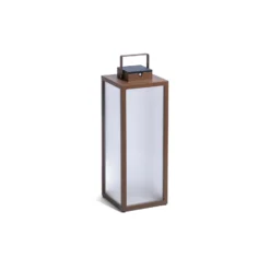 Farol solar LED Tradition, corten, altura 65 cm