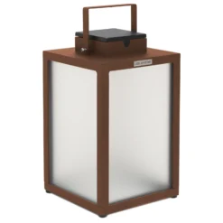 Farol solar LED Tradition, corten, altura 40 cm