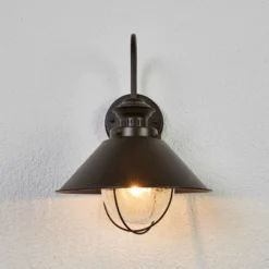 Fascinante aplique de pared exterior Náutica 26 cm