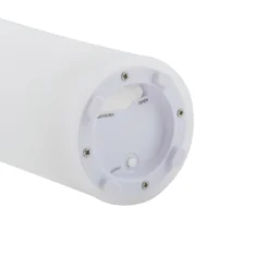 Florero Lindby LED recargable Florista, RGB, IP54, Ø 12cm, blanco