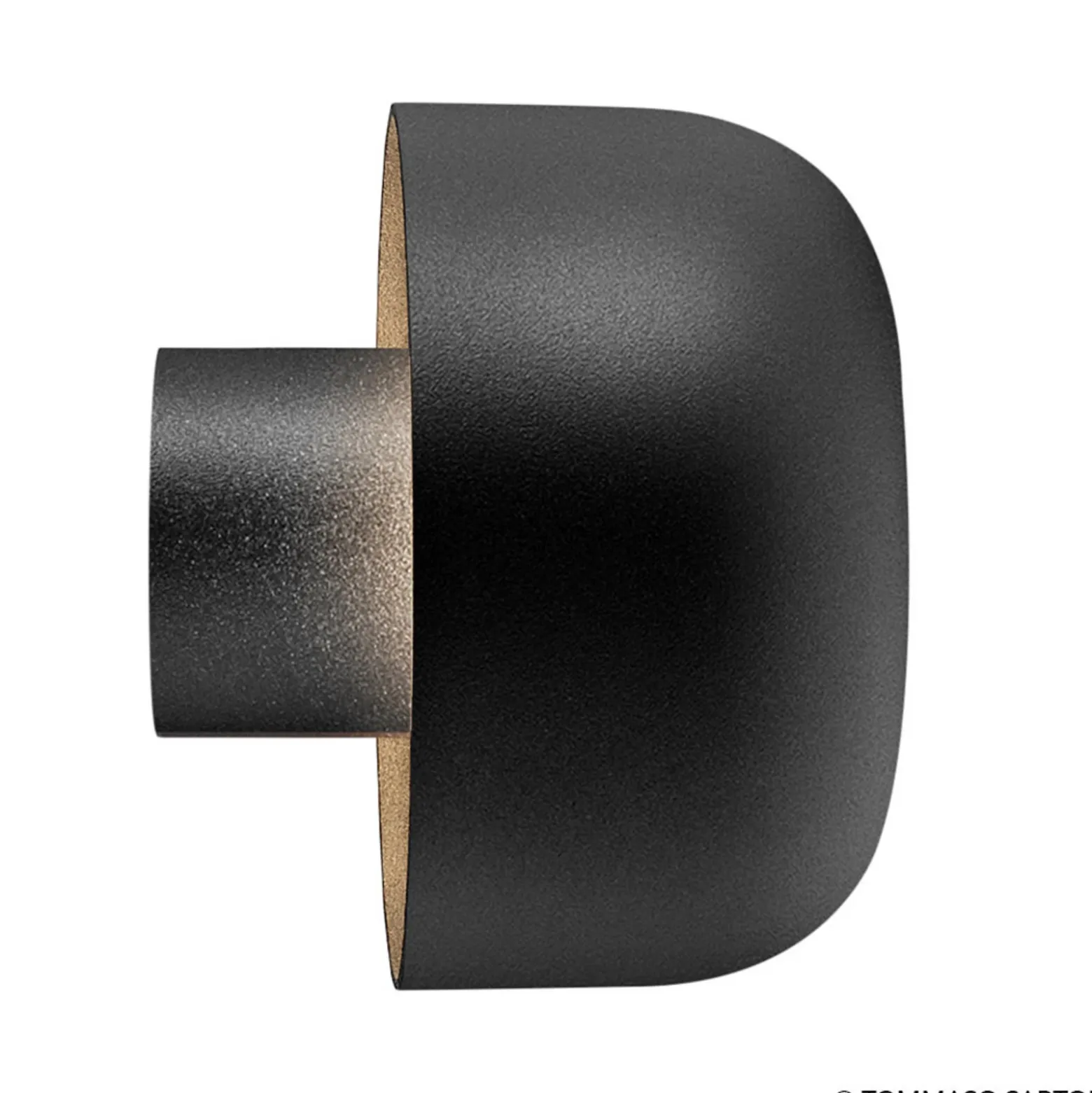 FLOS Bellhop aplique de exterior, 4.000 K, negro