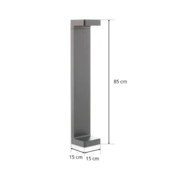 FLOS Casting C150 bolardo luminoso LED, 85 cm 3.000 K