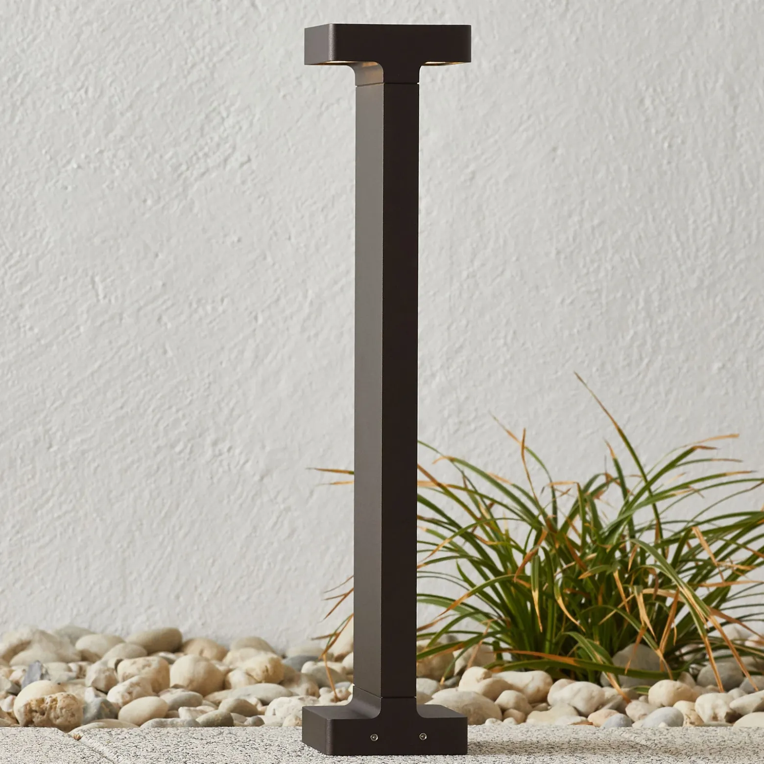 FLOS Casting T 100 - baliza LED 50 cm marrón