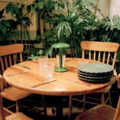 FLOS Gustave lámpara de mesa LED batería 927 verde