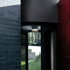 FLOS In Vitro Ceiling plafón 2.700K, marrón oscuro