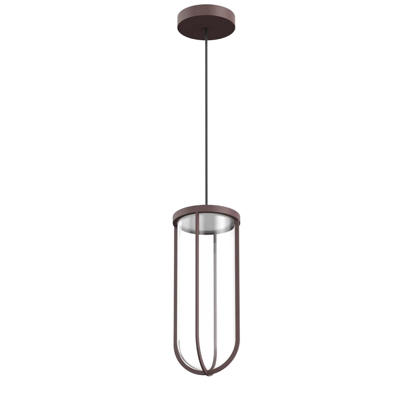 FLOS In Vitro Suspension, 2.700 K, marrón oscuro
