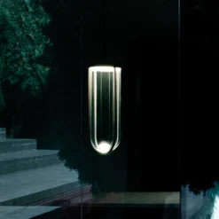 FLOS In Vitro Suspension, 2.700 K, marrón oscuro