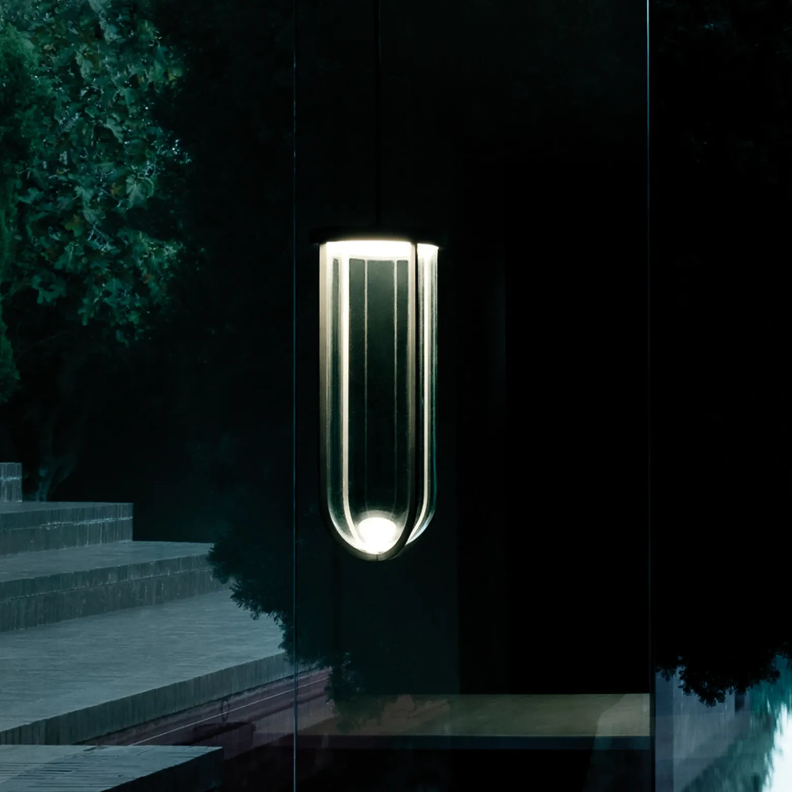 FLOS In Vitro Suspension, 2.700 K, marrón oscuro