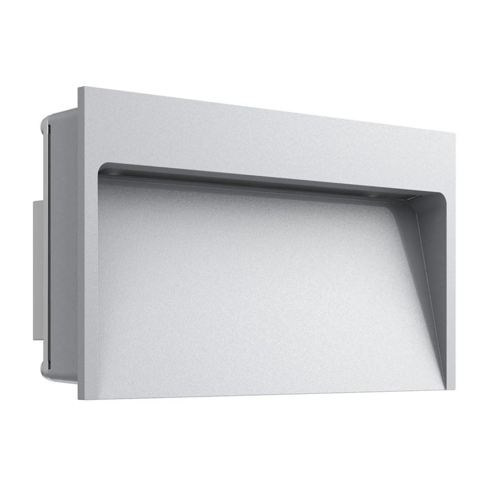 FLOS My Way - lámpara de pared LED empotrable ancha, gris