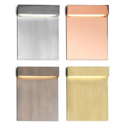 FLOS Real Matter aplique LED empotrado IP65 oro