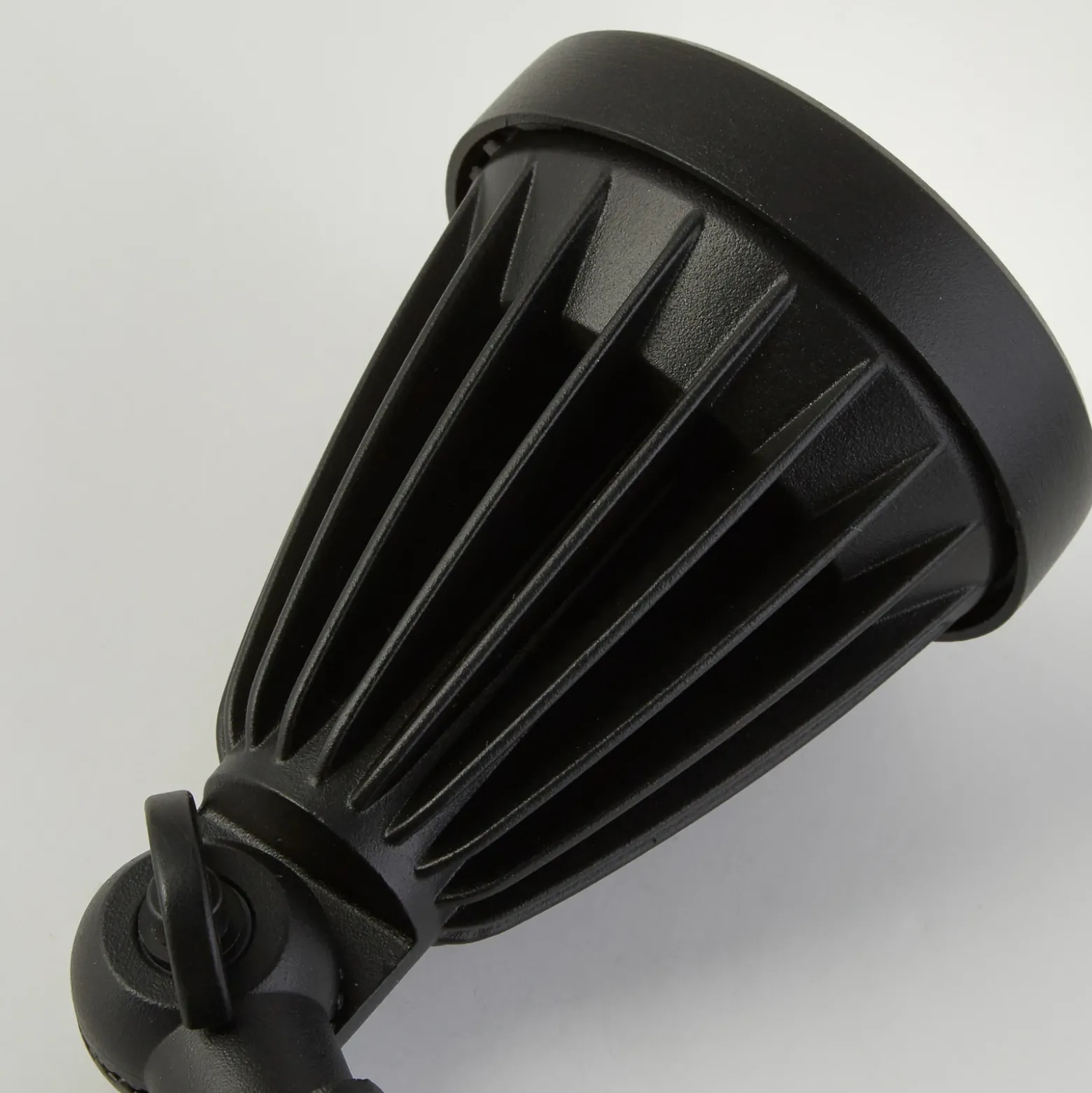 Foco con pica Spikey, negro, metal, 25 cm, IP54