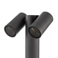 Foco con pica Tulimar de PRIOS, 2 luces, antracita, IP65