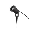 Foco con pica UBANGI, antracita, metal, IP65, GU10