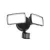 Foco de exterior con sensor LED CHIMERA, negro, 2 luces, IP54