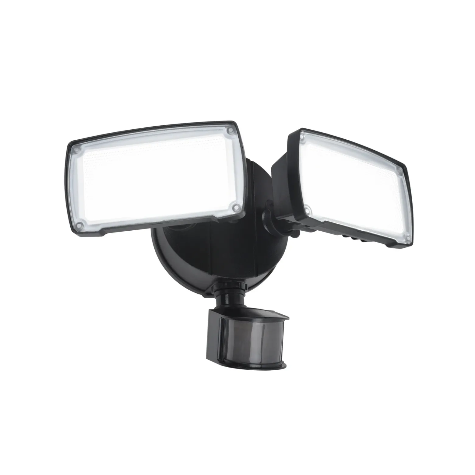 Foco de exterior con sensor LED CHIMERA, negro, 2 luces, IP54