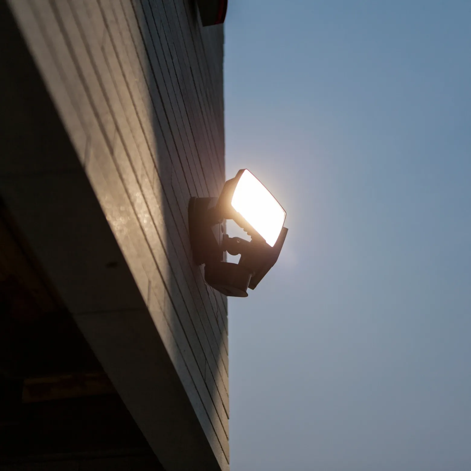 Foco de exterior con sensor LED CHIMERA, negro, 2 luces, IP54