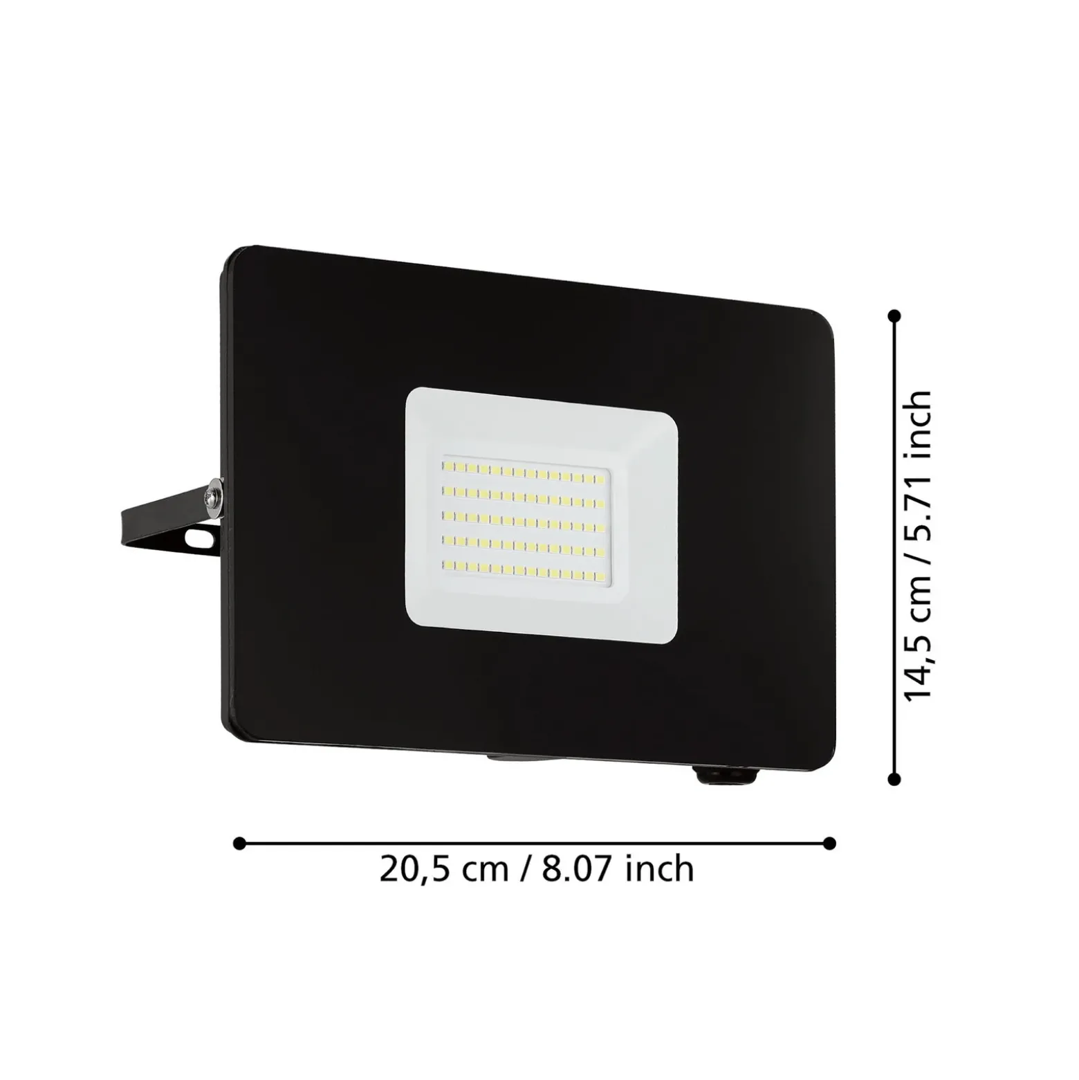 Foco de exterior LED Faedo 3 en negro, 50W