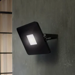 Foco de exterior LED Faedo 3 en negro, 50W