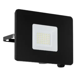 Foco de exterior LED Faedo 3 en negro, 30W